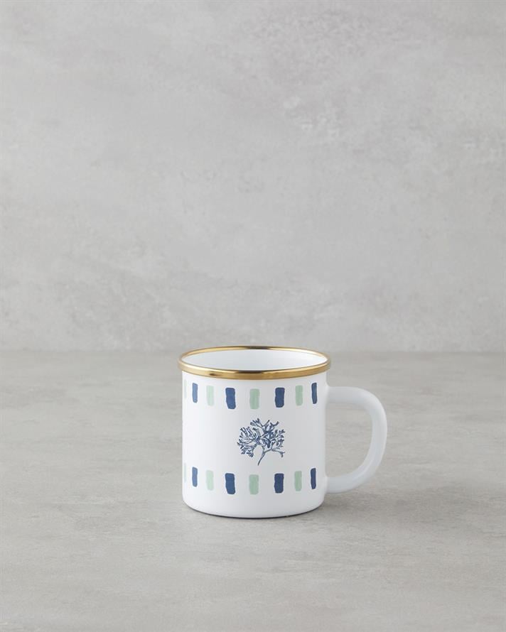 Mariscopia Enamel Mug 350 ml Blue-green