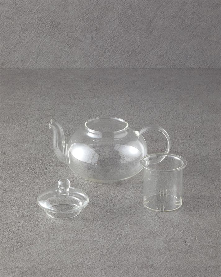 Mariza Borosilicate Strain Teapot 650 ml Transparent