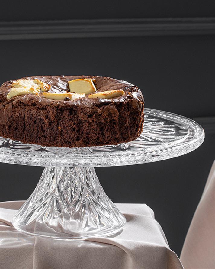 Cosmic Glass Cake Stand 35cm