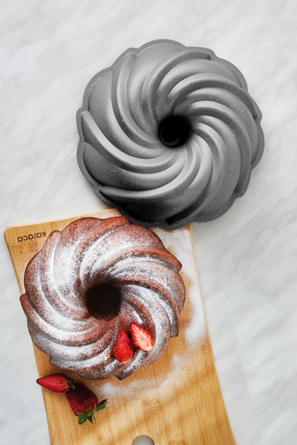 Cake Pro Pare Casting Cake Mold Anthracite 24 cm - EGY77577119945