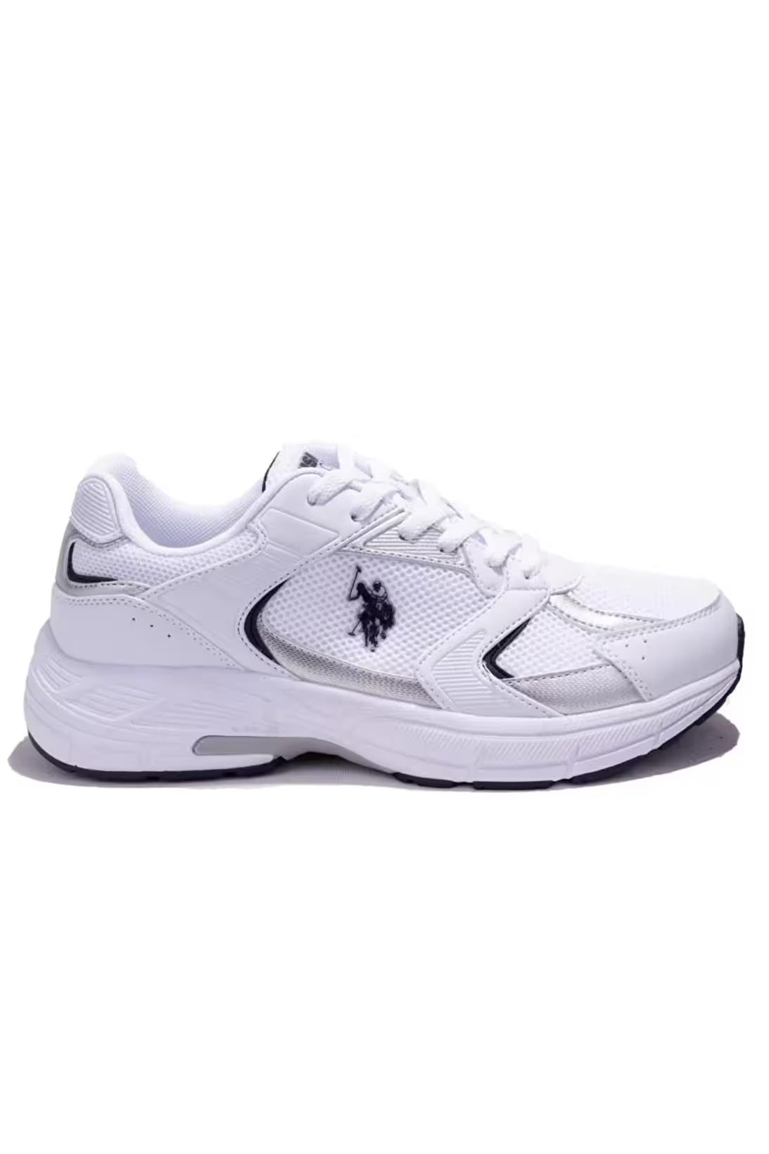 US POLO ASSN FELIX WHITE NAVY BLUE SNEAKER - 43 - EGY3926910289-01