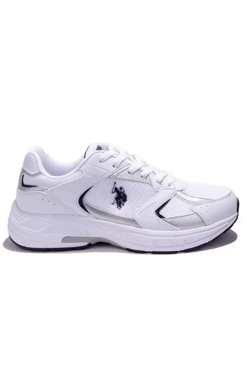 US POLO ASSN FELIX WHITE NAVY BLUE SNEAKER - 43 - EGY3926910289-01