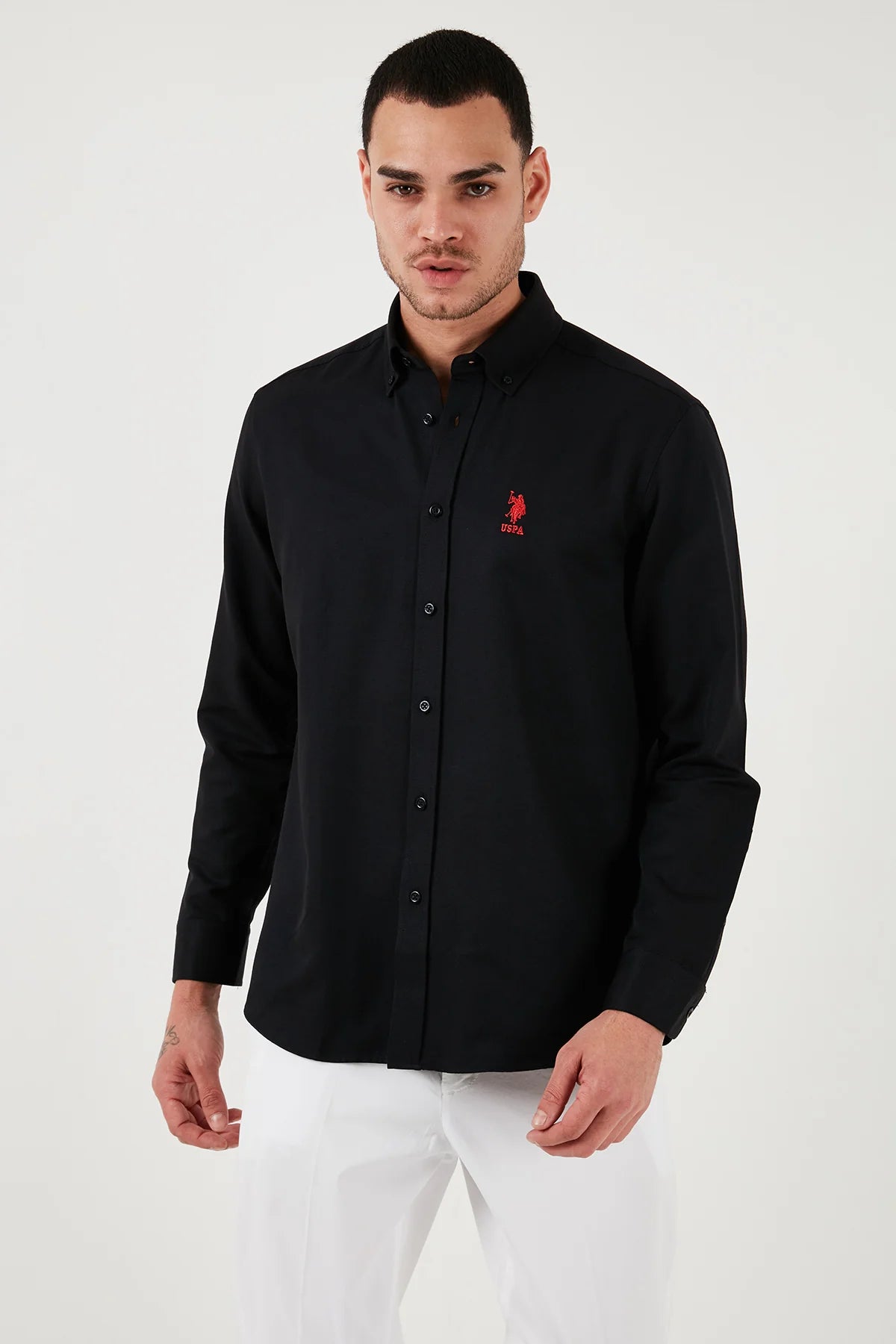 BASE. Polo Assn. slim Shirt - Medium - EGY964919364-01