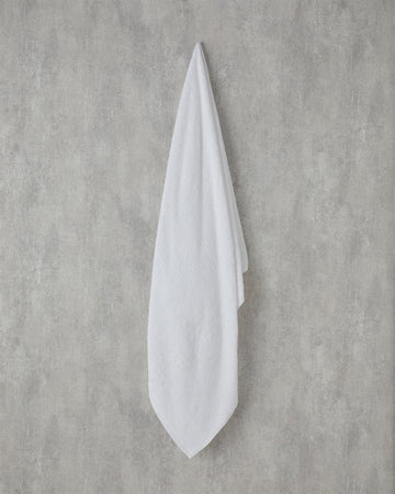 Melinda Bamboo Bath Towel 90x150 cm White