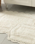 Mia Cotton Bath Mat Set Cream