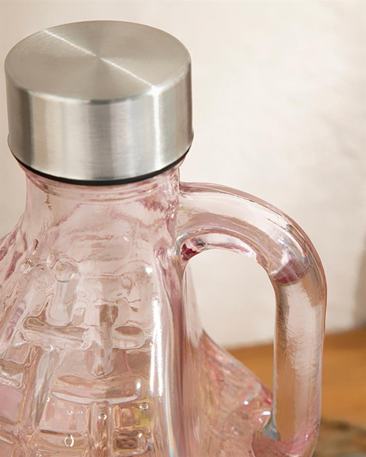 Micale Glass Bottle Pink