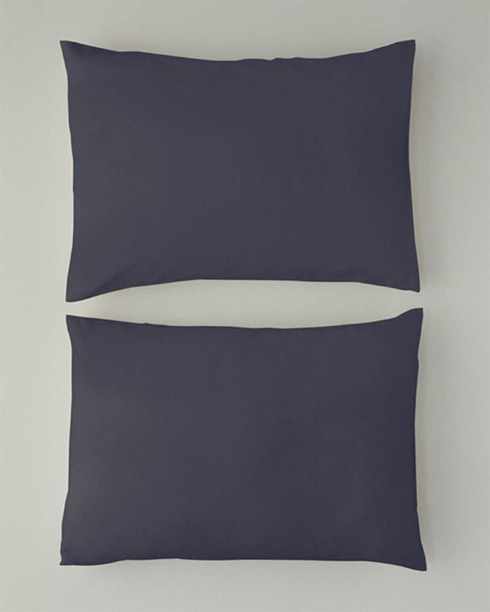 Micell Cotton Satin 2-Piece Pillowcase Anthracite