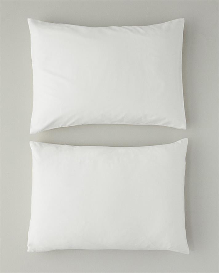 Micell Cotton Satin 2-Piece Pillowcase White