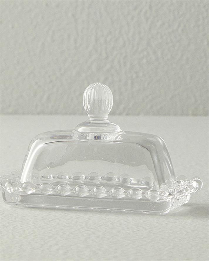 Miny Glass Snack Holder Transparent