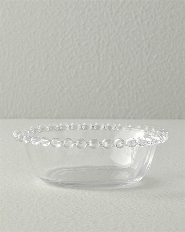 Miny Glass Snack Holder Transparent