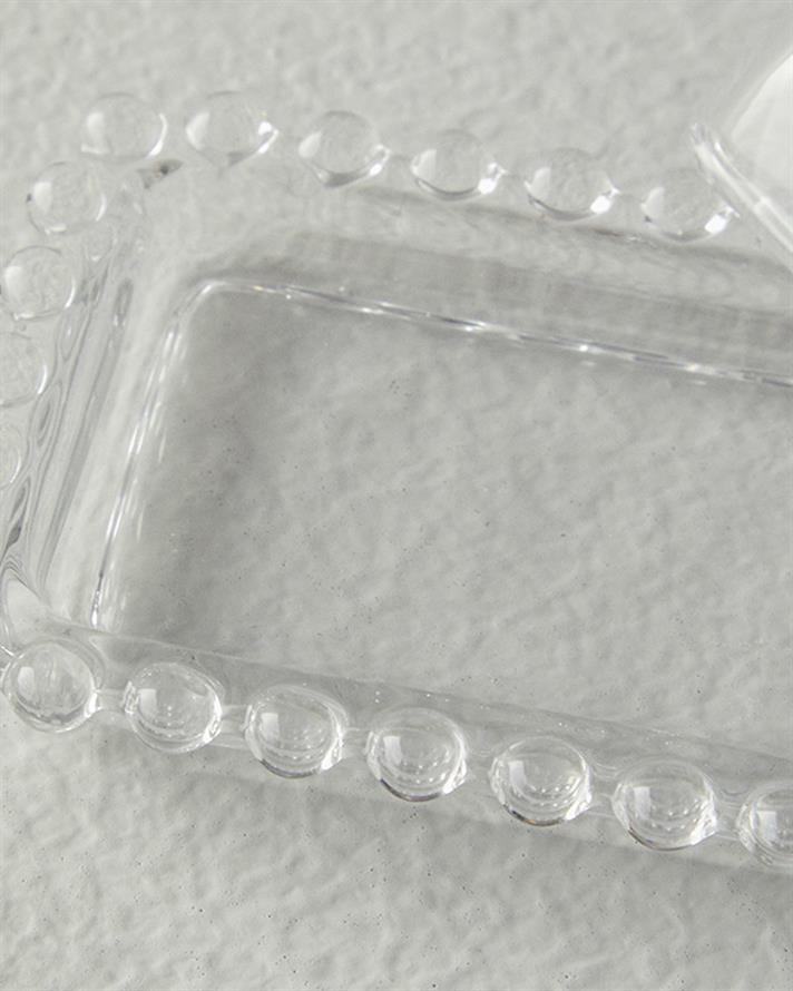 Miny Glass Snack Holder Transparent