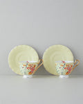 Miranda New Bone China 4 Pieces 2 Seater Cup Set 220 ml Light Yellow
