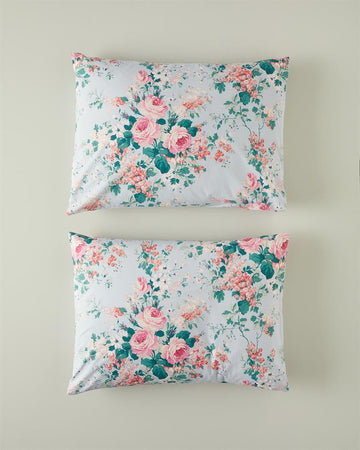 Mystic Rose 2 Pack Pillowcase Blue