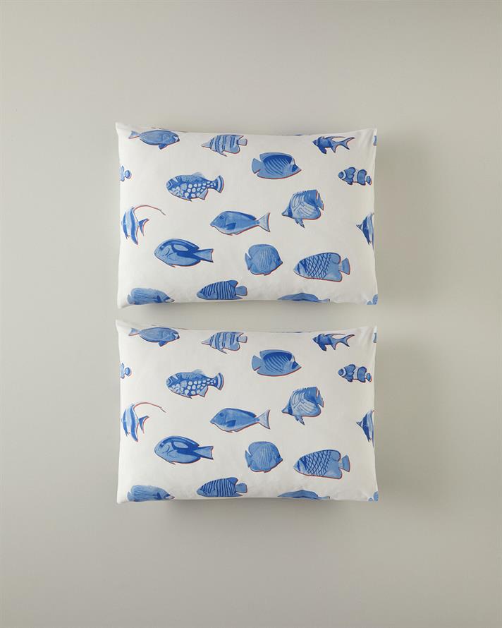 Nautical Depths 2-Pack Pillowcase Blue