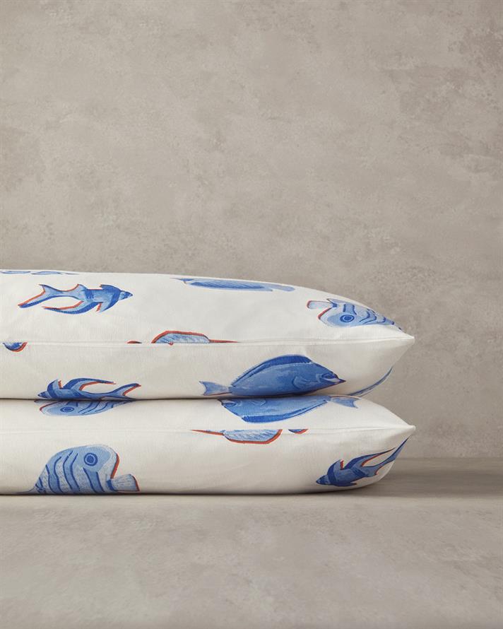 Nautical Depths 2-Pack Pillowcase Blue