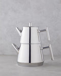 New Aden Steel Teapot Silver