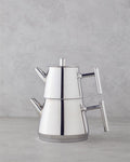 New Aden Steel Teapot Silver