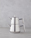 New Aden Steel Teapot Silver