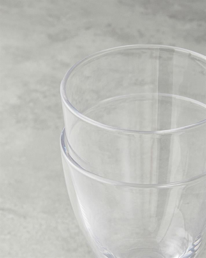 Nish Glass Bedside Pitcher 750 ml+200 ml Transparent