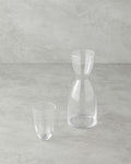 Nish Glass Bedside Pitcher 750 ml+200 ml Transparent