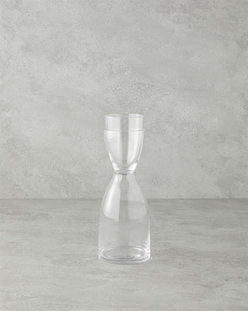Nish Glass Bedside Pitcher 750 ml+200 ml Transparent
