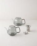 Odin Borosilicate Glass Teapot 600-1200 ml Grey
