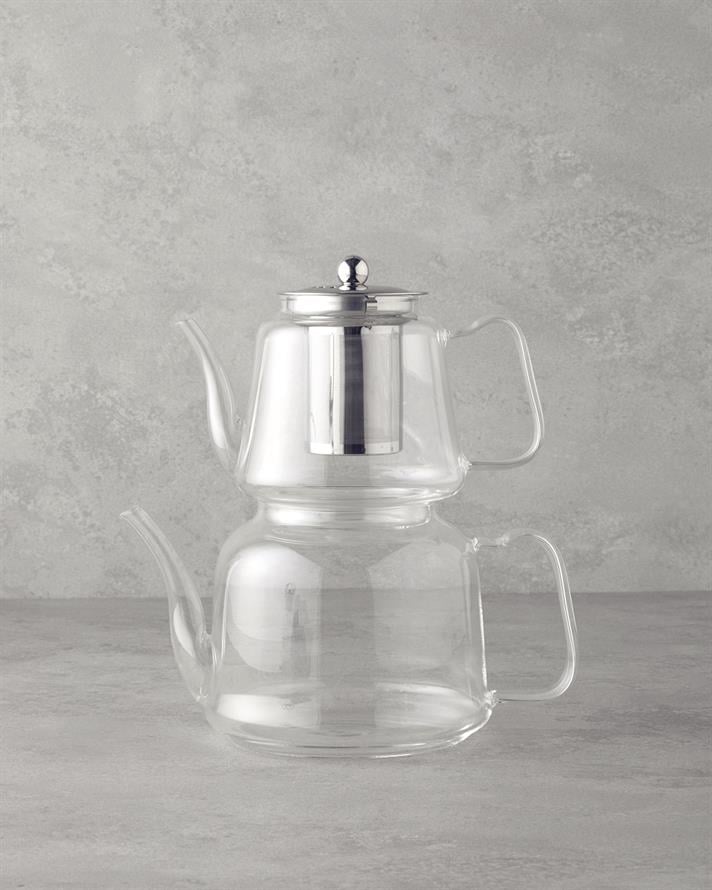 Odin Borosilicate Glass Teapot 600-1200 ml Transparent