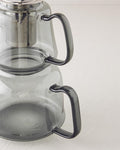 Odin Borosilicate Glass Teapot 600-1200 ml Grey