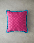 Orkney Cotton Cushion Cover Fuchsia