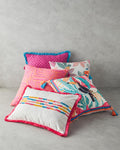 Orkney Cotton Cushion Cover Fuchsia