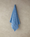 Oyster Cotton Face Towel 50x80 cm Blue