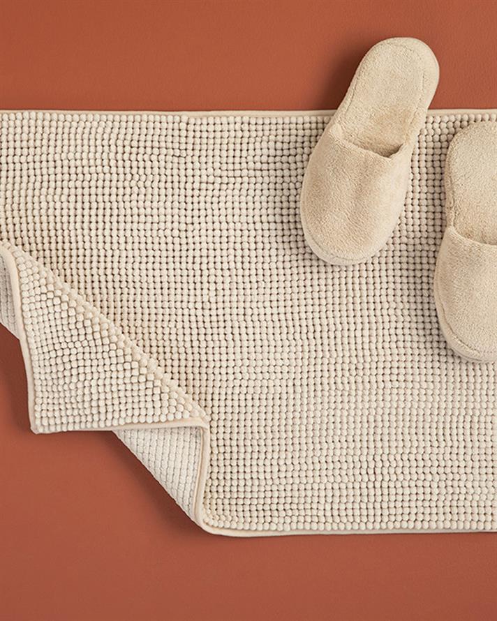 Paige Pasta Bath Mat Beige