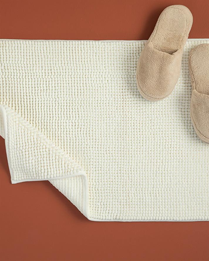 Paige Pasta Bath Mat Ecru