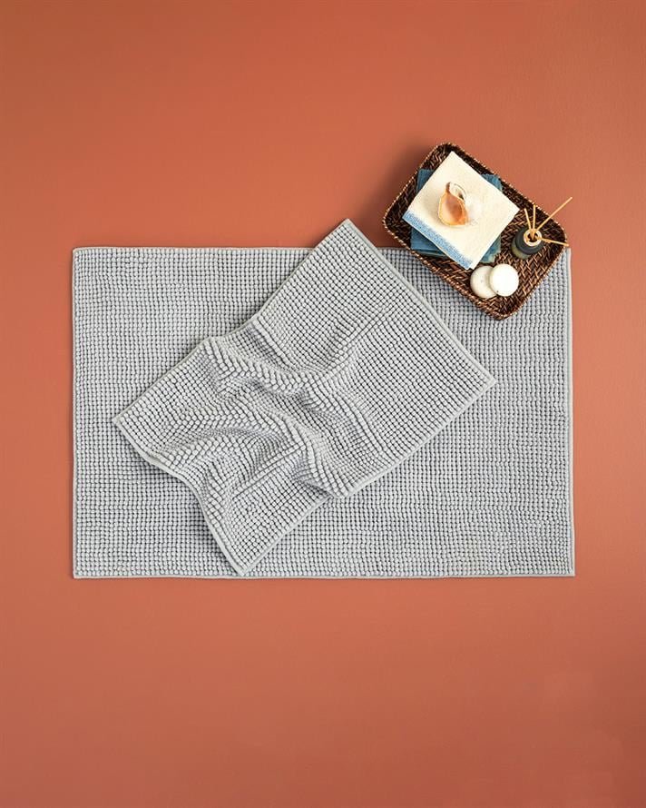 Paige Pasta Bath Mat Grey