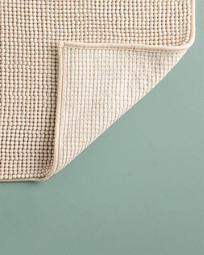 Paige Pasta Bath Mat Set Beige