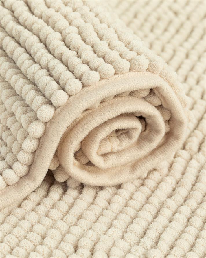 Paige Pasta Bath Mat Set Beige