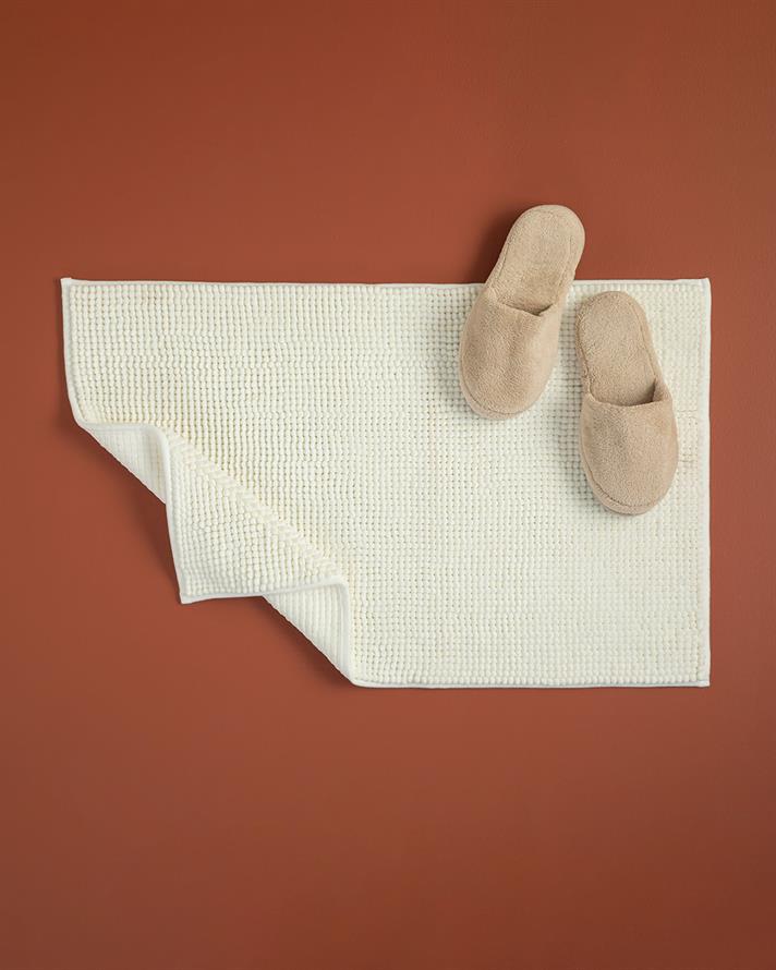 Paige Pasta Bath Mat Set Ecru