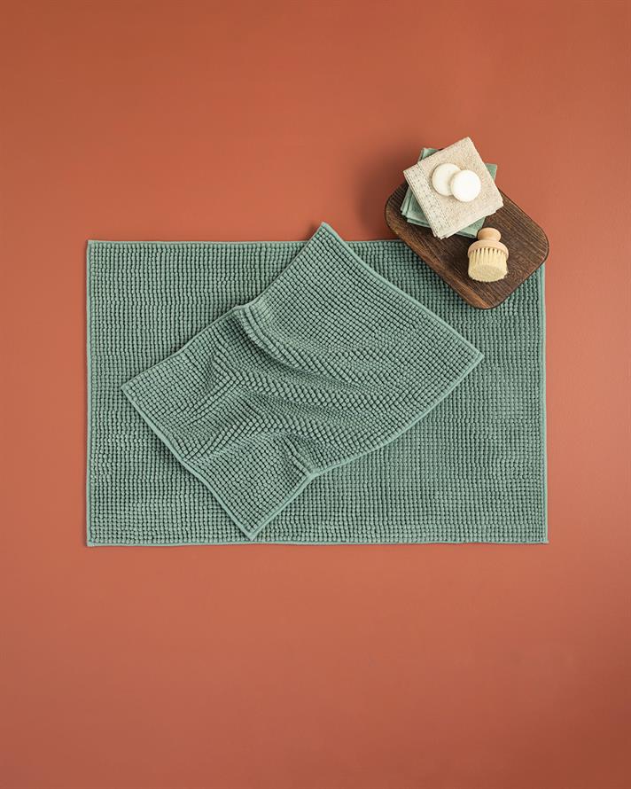 Paige Pasta Bath Mat Green