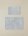 Paige Polyester Pasta Bath Mat Set 60x90 + 40x60 cm Light Grey