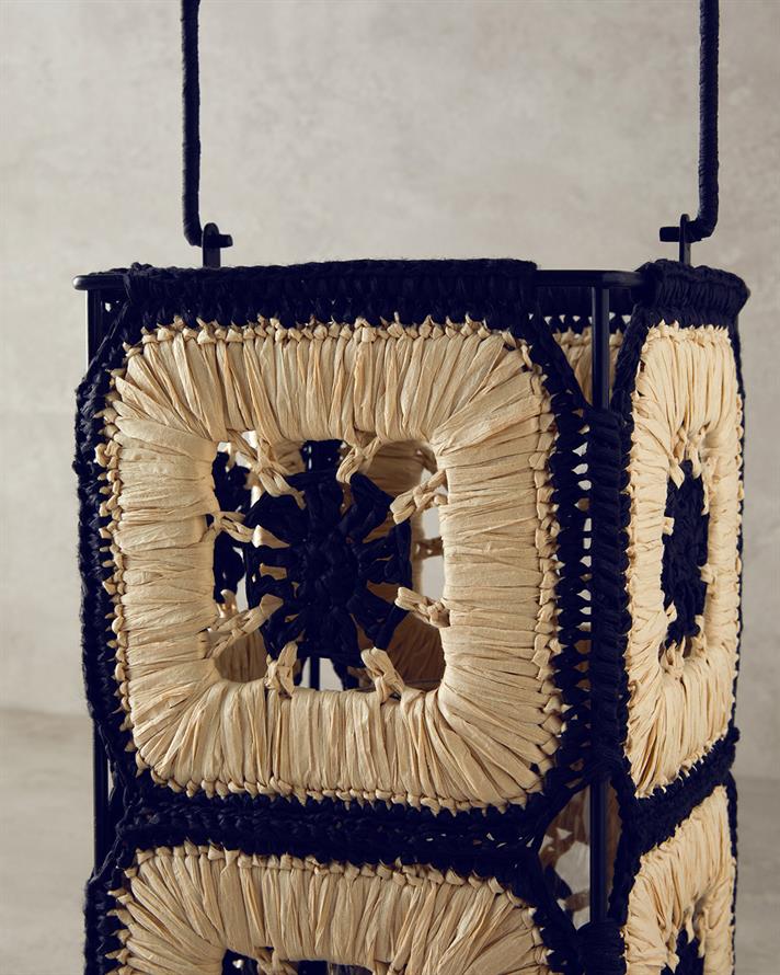 Patch Lantern Black-Beige