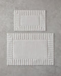 Pearly Cotton Bath Mat Set Ecru