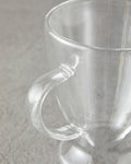 Perdita Borosilkat Glass Double Walled Mug Transparent