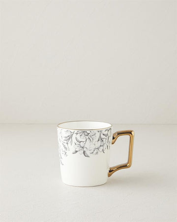 Petal New Bone China Mug 380 ml Gold