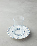 Petally Porcelain 12 Pieces 6 Person Tea Set 165 ml Blue-green