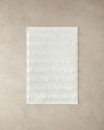 Plume Way Cotton Hand Towel 30x45 cm Ecru