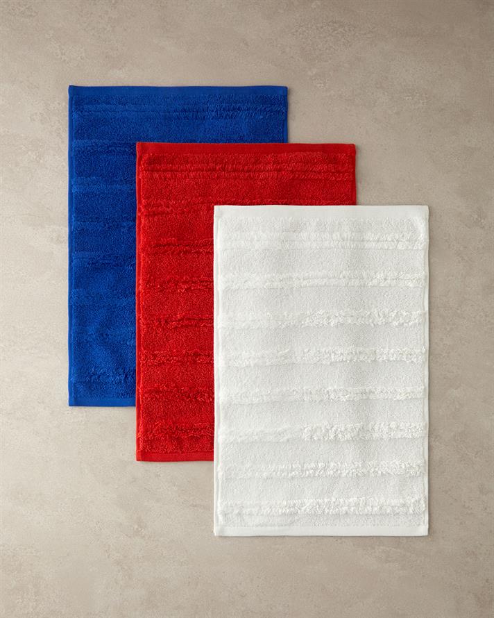 Plume Way Cotton Hand Towel 30x45 cm Ecru