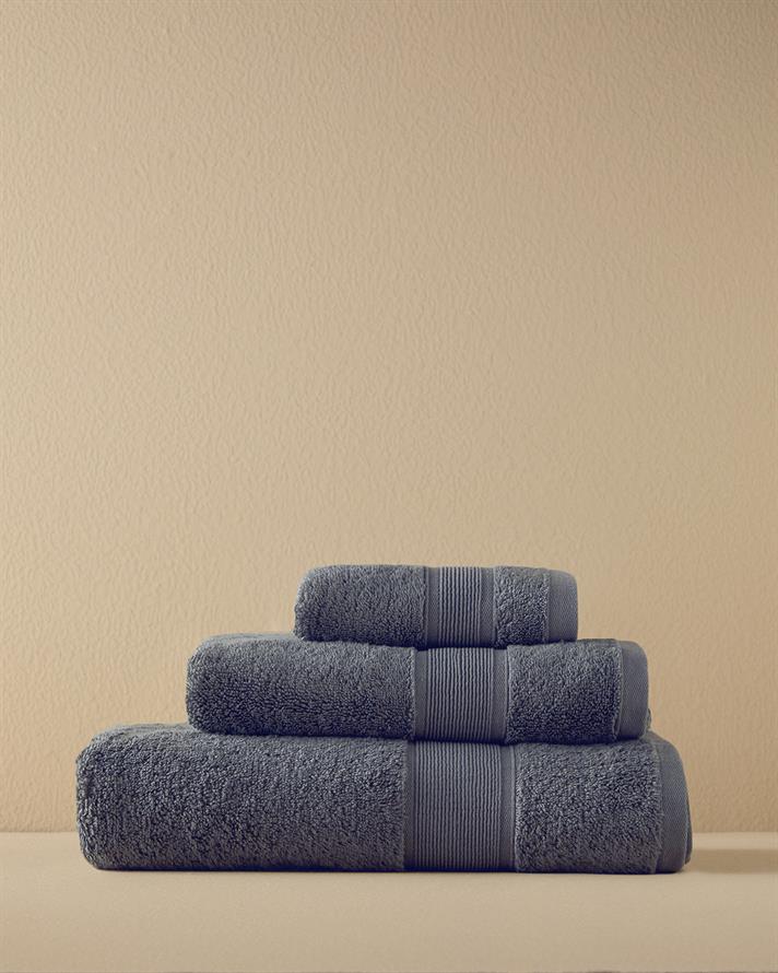 Poffy Soft-Premium Cotton Bath Towel 70x140 cm Dark Grey