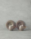 Polka New Bone China 4 Piece 2 Seater Coffee Cup Set Mink
