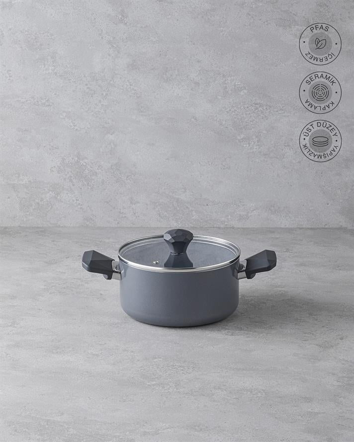 Prego CeraWell Cookware Grey