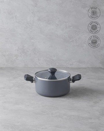 Prego CeraWell Cookware Grey